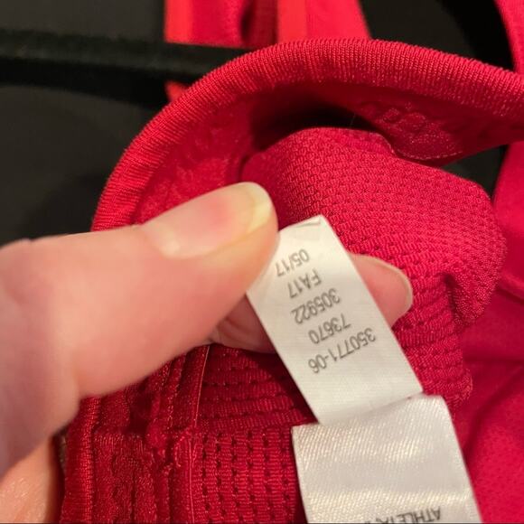 Athleta Red Classic Sports Bra Womens S Athletic Comfortable Workout Gym Top - Picture 6 of 7